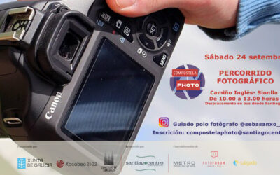 Compostela Photo organiza para o sábado 24 de setembro un percorrido fotográfico polo Camiño Inglés guiado por Sebas Anxo